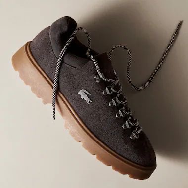 Lacoste Lugano Brown Suede