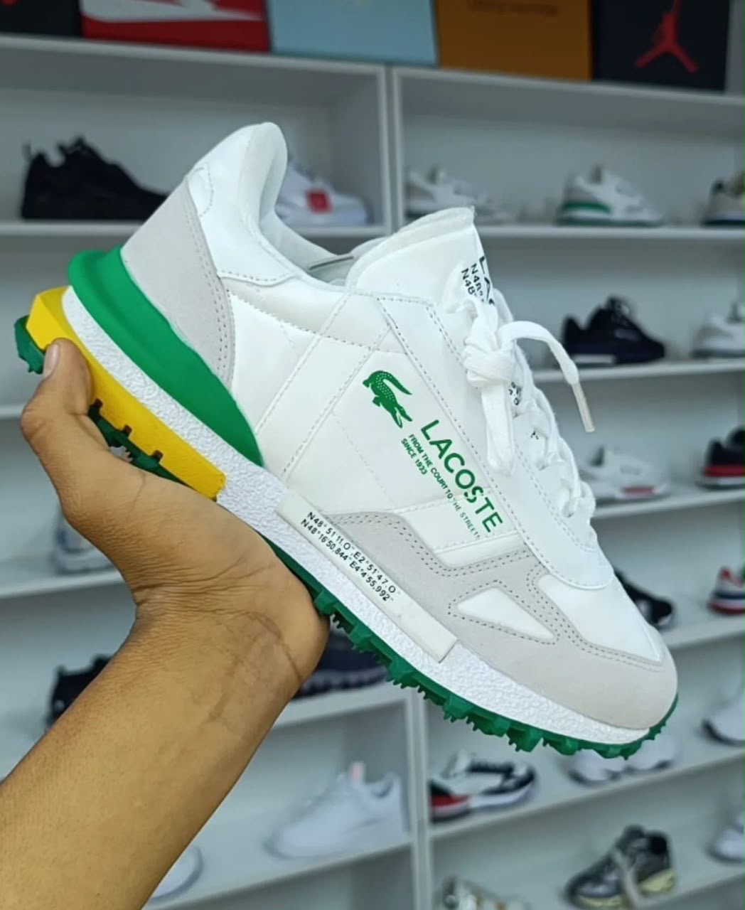 Lacoste L003 Neo White Green Yellow