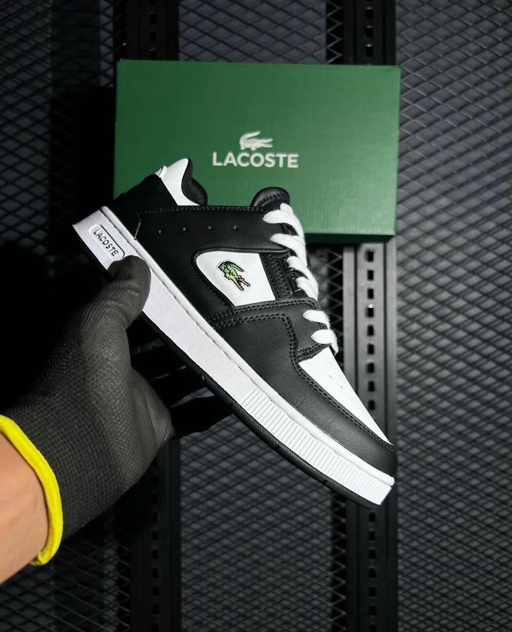 Lacoste Court Cage Black & White