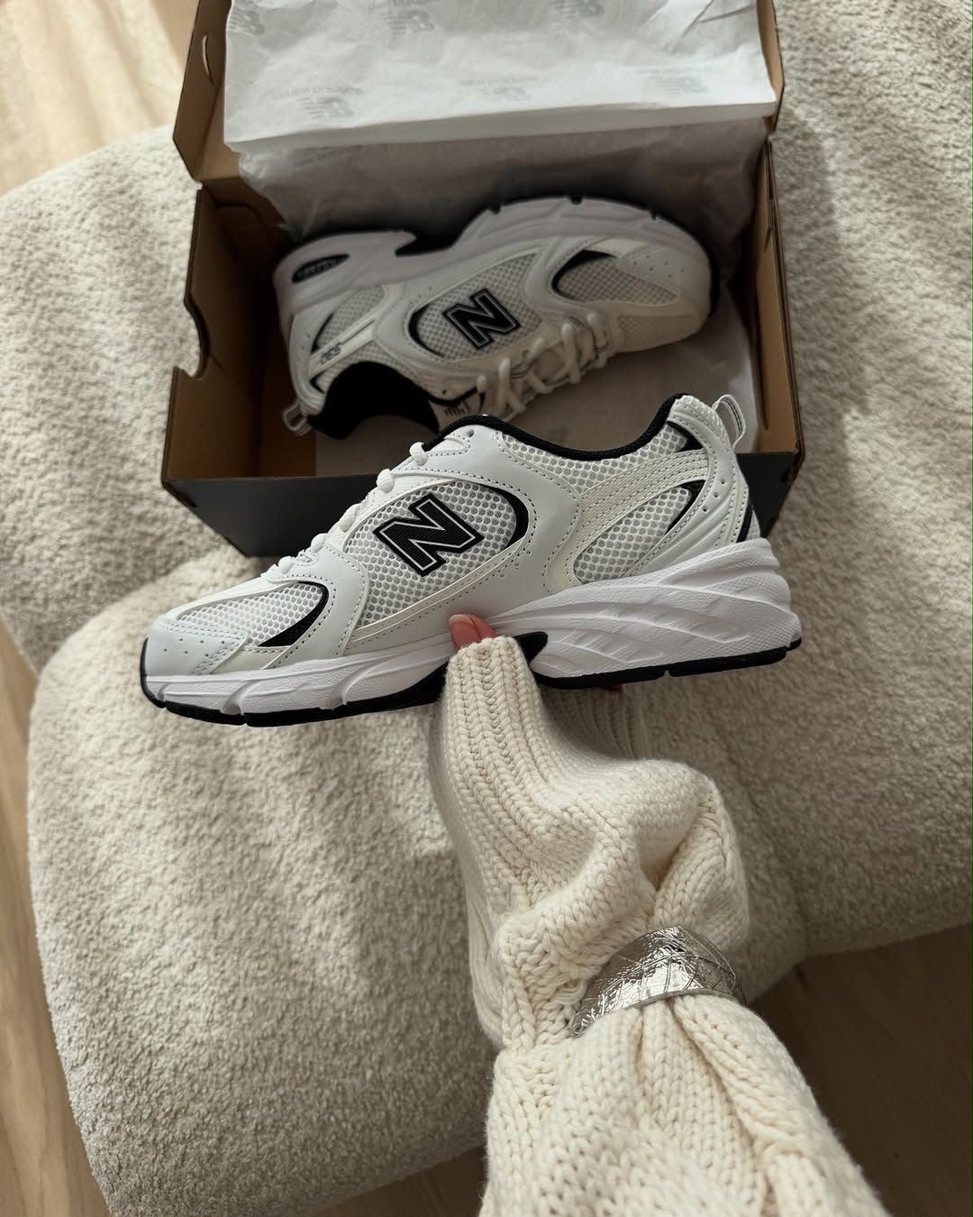 New Balance 530 White Black